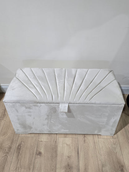 sunshine bedroom Ottoman deep bedroom storage box bench seat - ISTOOLS