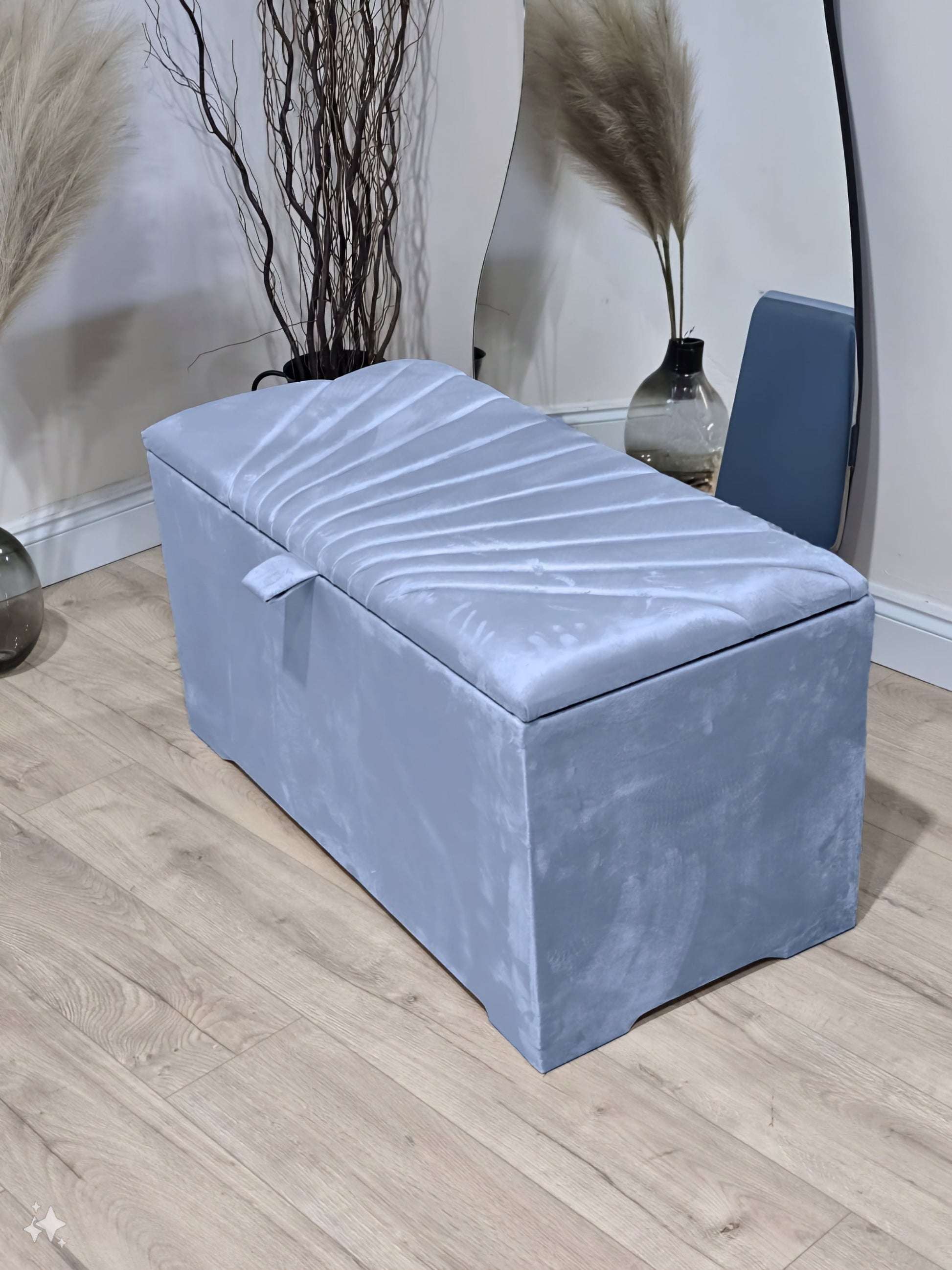 sunshine bedroom Ottoman deep bedroom storage box bench seat - ISTOOLS