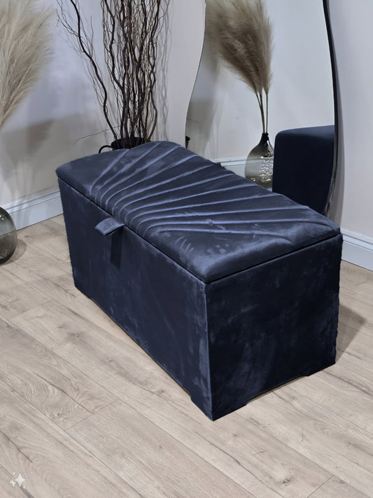 sunshine bedroom Ottoman deep bedroom storage box bench seat - ISTOOLS