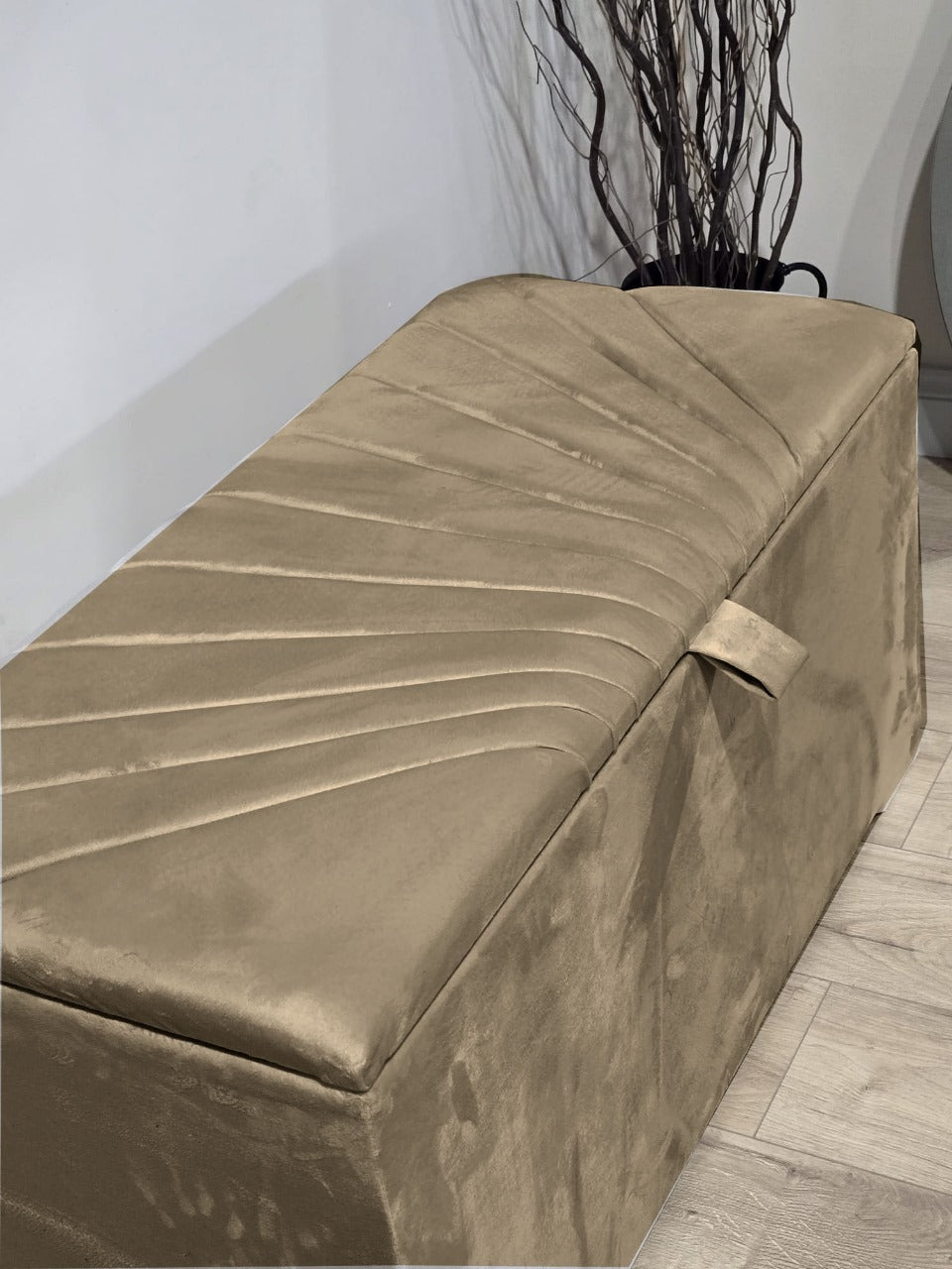 sunshine bedroom Ottoman deep bedroom storage box bench seat - ISTOOLS