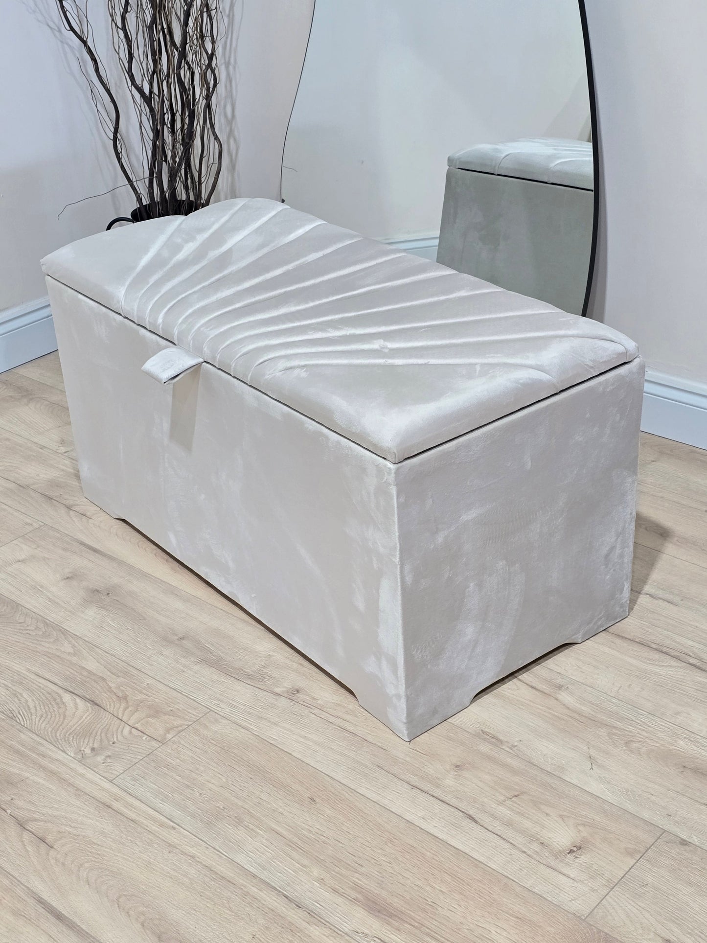 sunshine bedroom Ottoman deep bedroom storage box bench seat - ISTOOLS