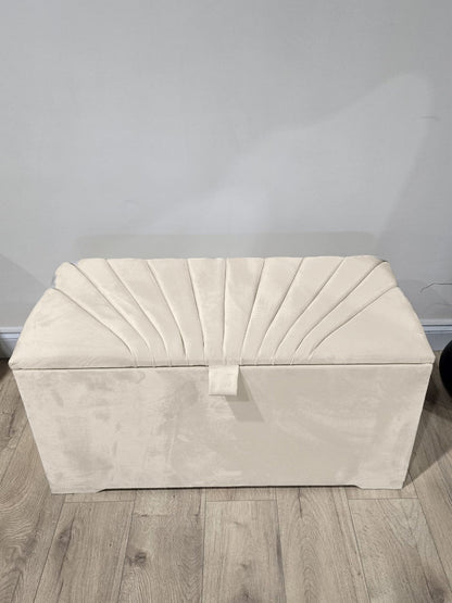 sunshine bedroom Ottoman deep bedroom storage box bench seat - ISTOOLS