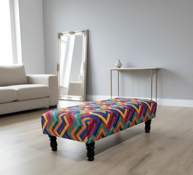 Trem Footstool window bay seat pouffe - ISTOOLS