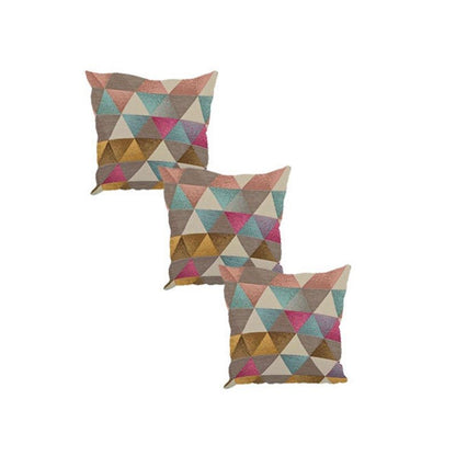 Tri Geometric pattern storage Footstool Pouffe | coffee table - ISTOOLS