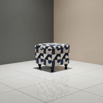 UK Handcrafted Ottoman – Bespoke Solid Wood Footstool & Storage Table - ISTOOLS