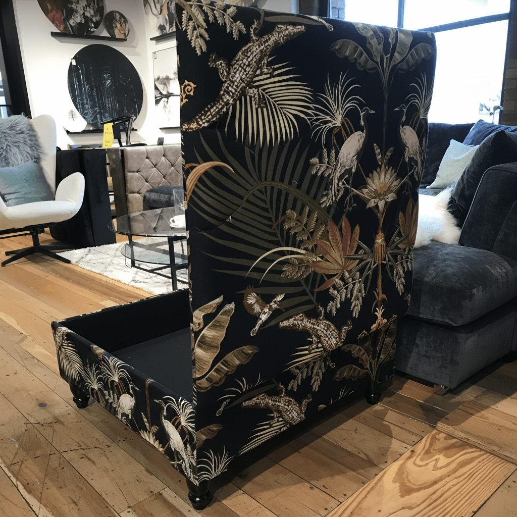 UK Made Square Footstool Tufted Storage Aesthetic bec - ISTOOLS
