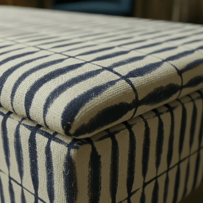 Upholstered Ottoman Storage Bench – Multi - Purpose Footstool, Seat & Coffee Table with Hidden Storage - ISTOOLS