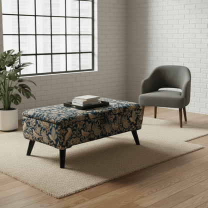 Versatile Lounge Seating Bench with Deep Storage – Multi - Purpose Footstool & Seat - ISTOOLS