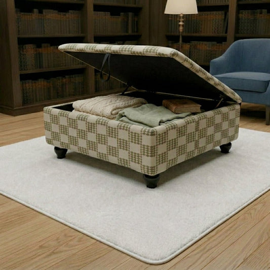 Walk-in Wardrobe Central Ottoman – High-End Storage & Seating | Luxury Designer Furniture UK - ISTOOLS