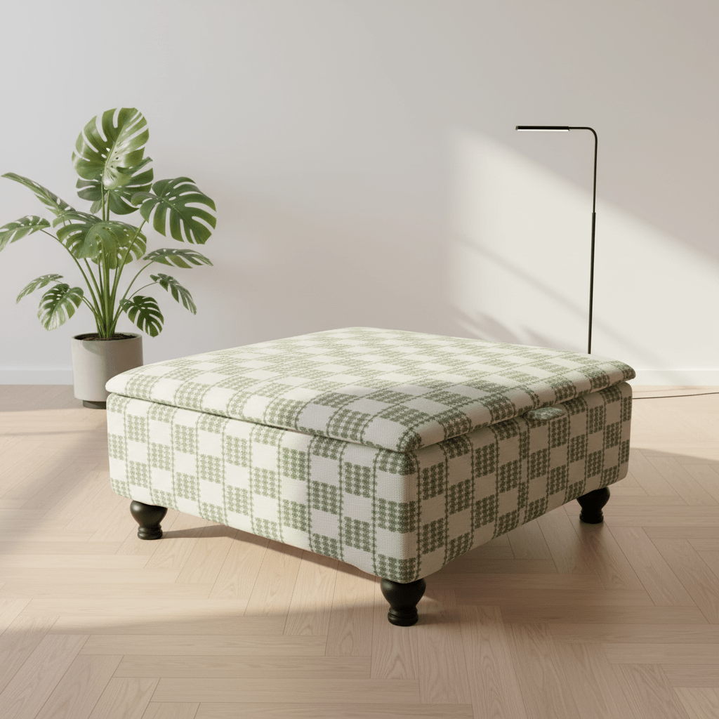 Walk - in Wardrobe Central Ottoman – High - End Storage & Seating | Luxury Designer Furniture UK - ISTOOLS
