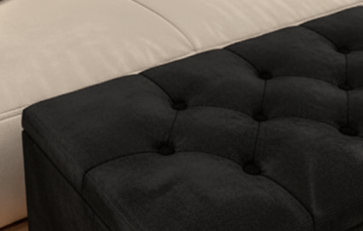 large black ottoman bench window seat for bedroom uk - ISTOOLS