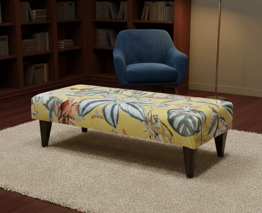 Zen Storage Ottoman Footstool Pouffe with Hidden Storage for Living Room  - ISTOOLS