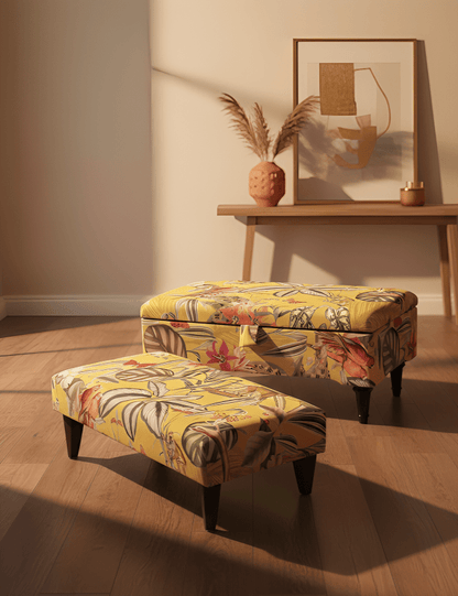 ZEN storage Footstool Pouffe | coffee table footstool non storage - ISTOOLS