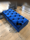 Buy Large Square Navy Blue Ottoman with Storage at iStools