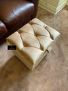 Champagne Small coffee table Storage Box | side table footstool