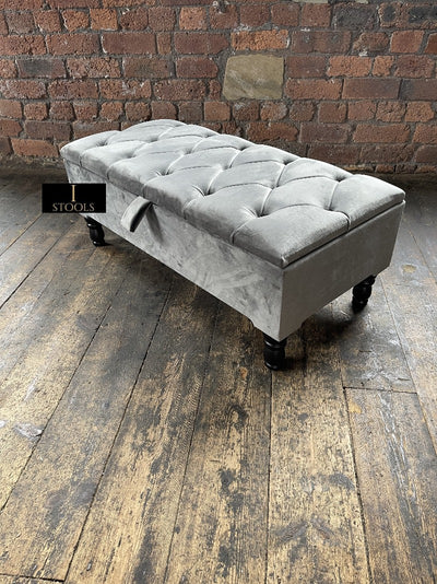 Silver Seating bench