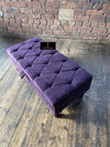 Purple Ottoman footstool