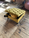 Mustard Gold Handmade footstool