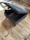 Black Handmade footstool