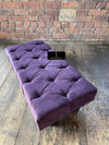 Purple Footstool