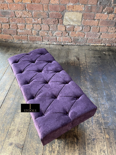 Purple Ottoman footstool