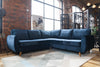 Blue corner sofa - The Royal