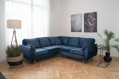 Blue corner sofa - The Royal