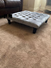 Grey Footstool for relax your feet