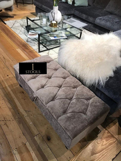 Coffee tables | Ottoman Storage Rectangular Footstools - ISTOOLS