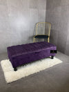 Buy Large Purple Aubergine Storage Box Ottoman at iStools