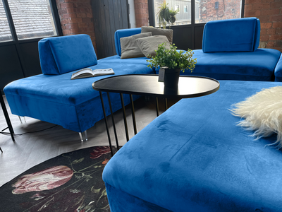 Sion Royal blue Modular seating sofa
