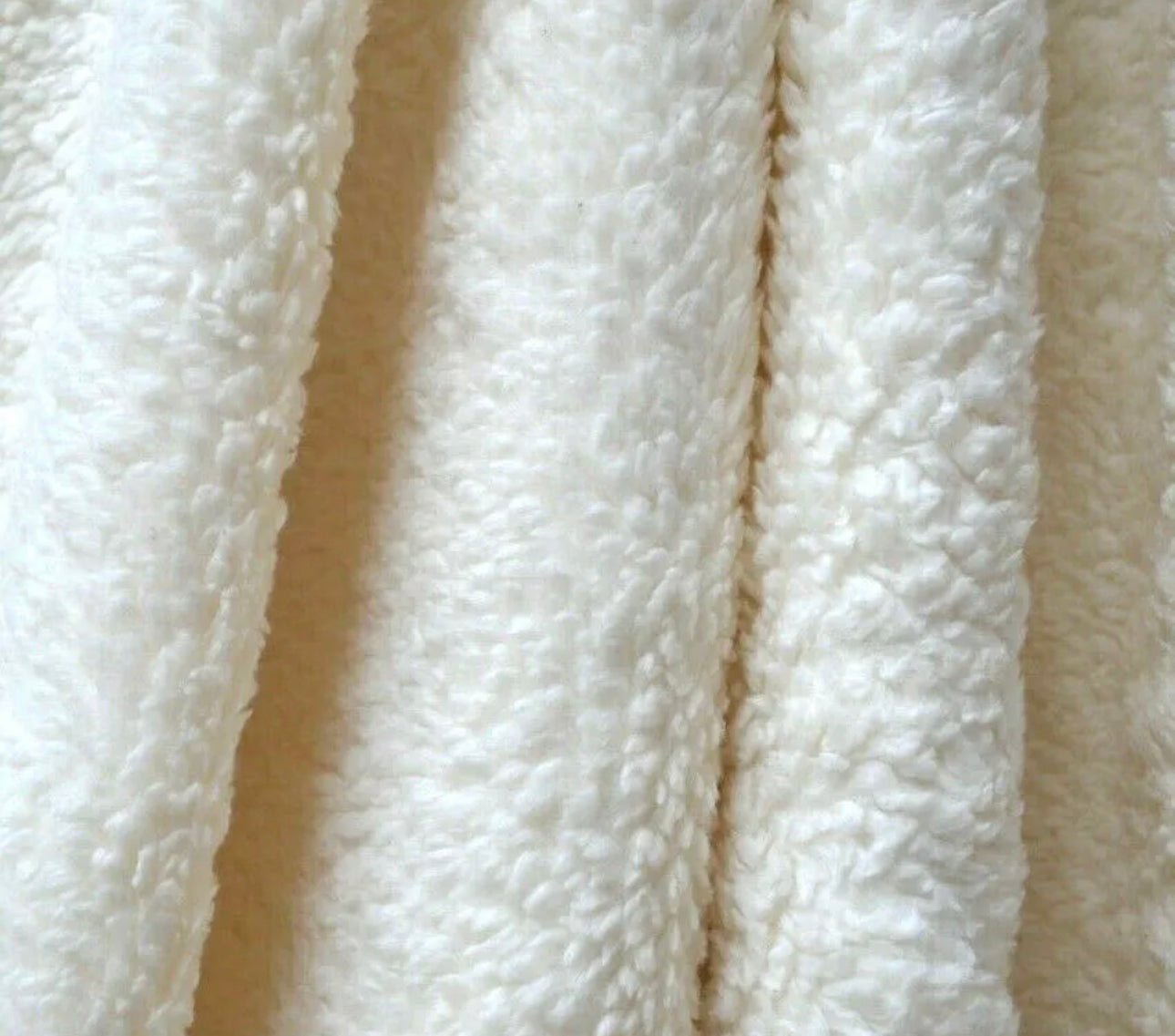 Premium Luxury Footstool with Cozy fur| off white Creamy Footstool Bench - ISTOOLS