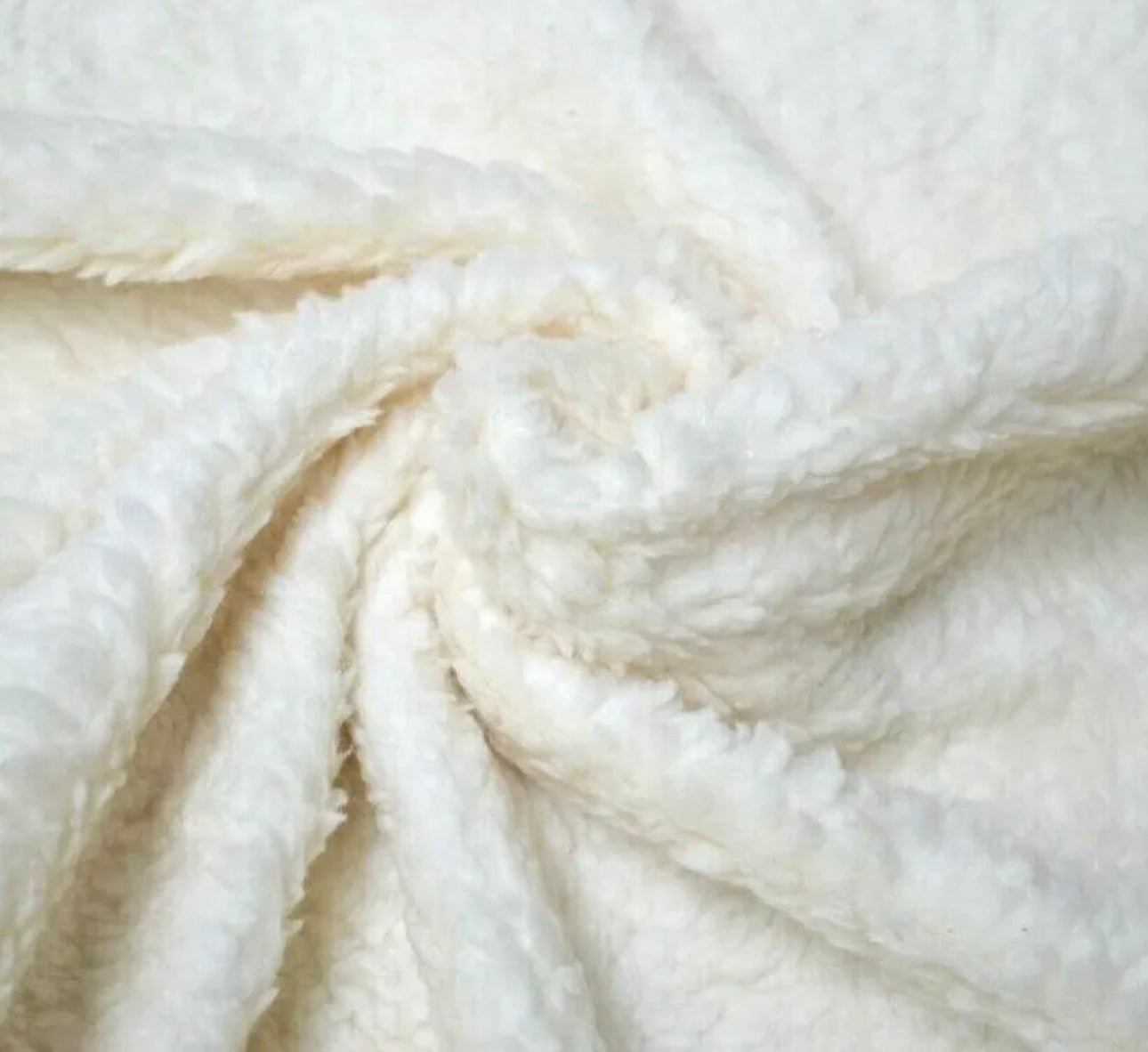 Premium Luxury Footstool with Cozy fur| off white Creamy Footstool Bench - ISTOOLS