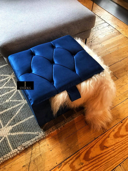 Small coffee table Storage Box | Footrest with Storage | Pouffe - ISTOOLS