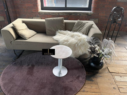 Sol White Side Table for Indoor and Outdoor Use - ISTOOLS